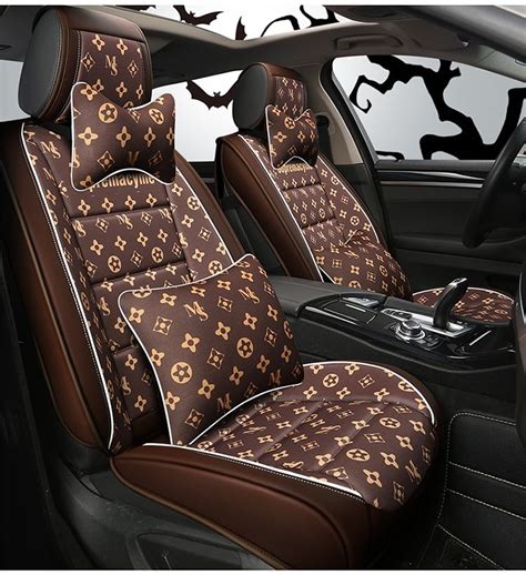 Louis Vuitton car seat covers